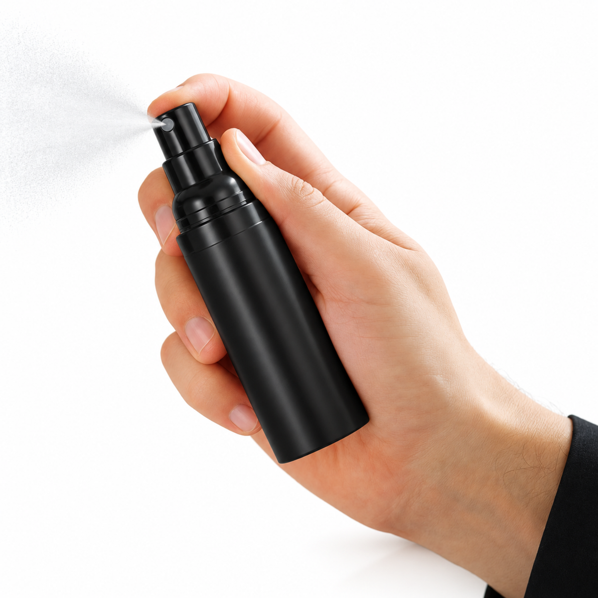Black Airless RDT Anti-Static Mini Spray Bottle