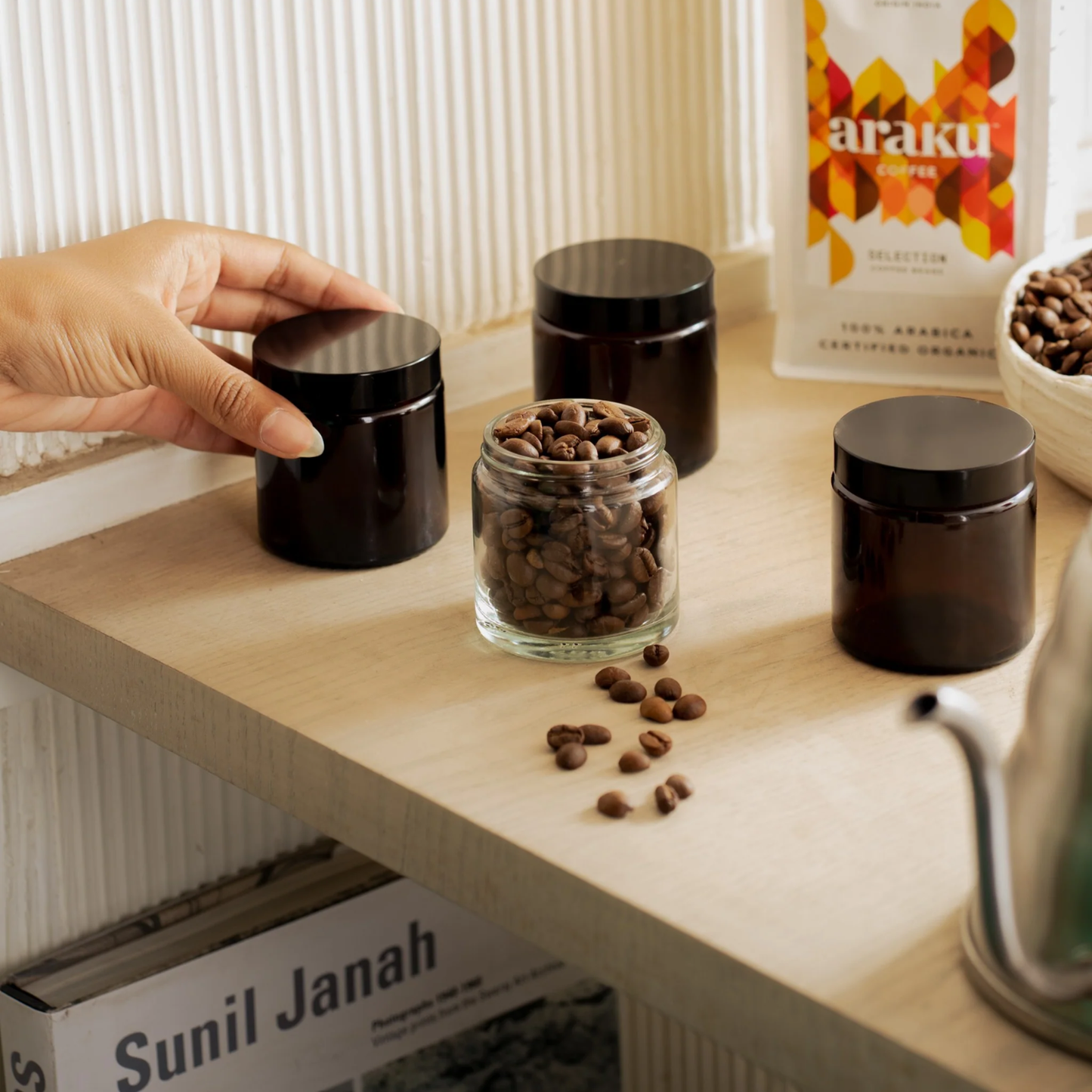 Glass Catch Jar – Compatible with Comandante Hand Grinders