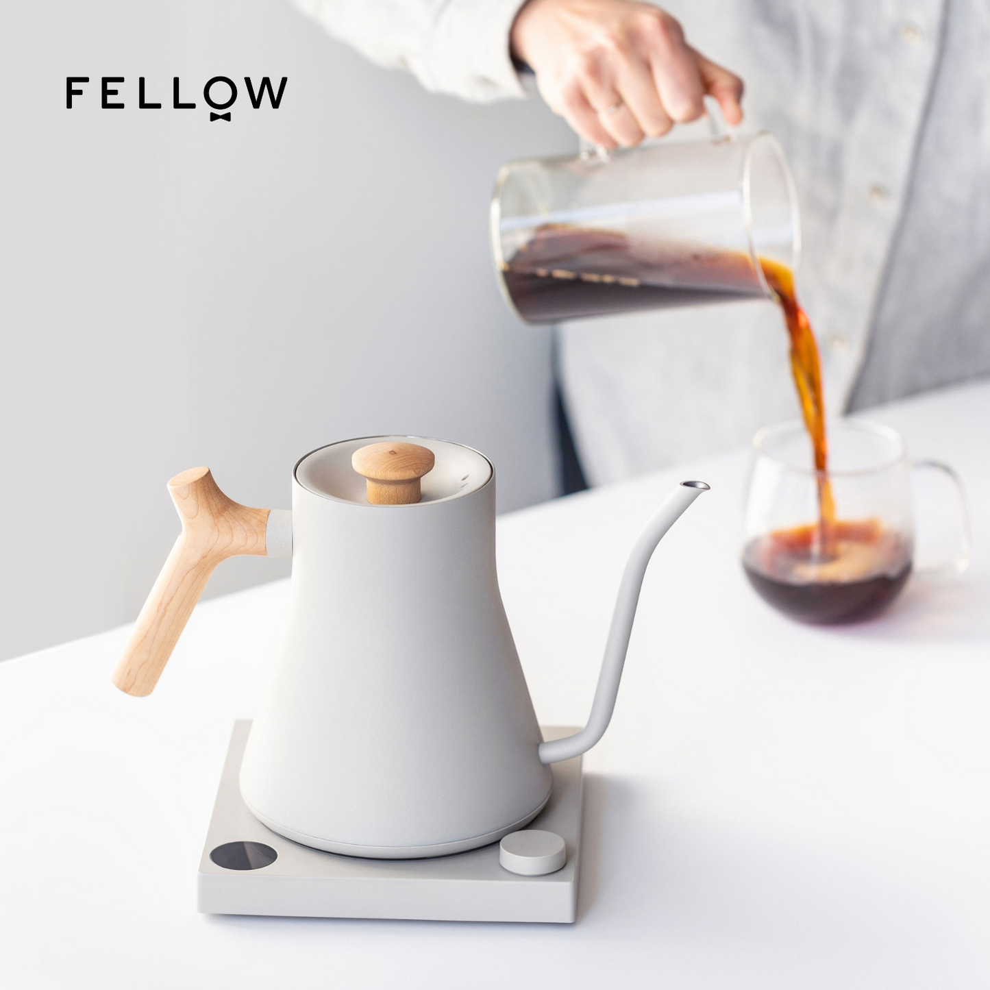 Fellow Stagg Wood Handle & Lid Pull Kit
