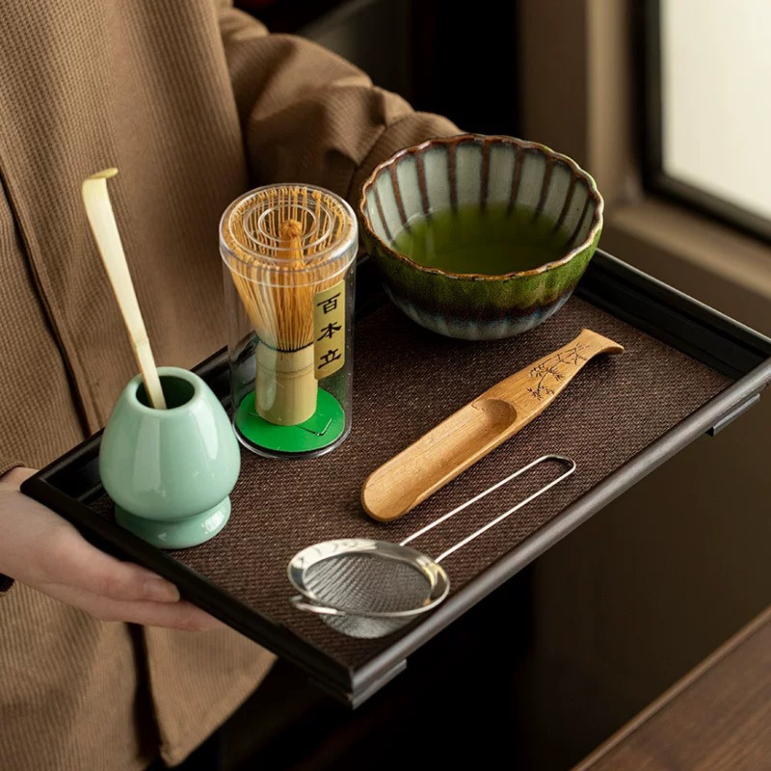Handcrafted Clay Chawan – Ceremonial Grade Matcha Whisking Bowl