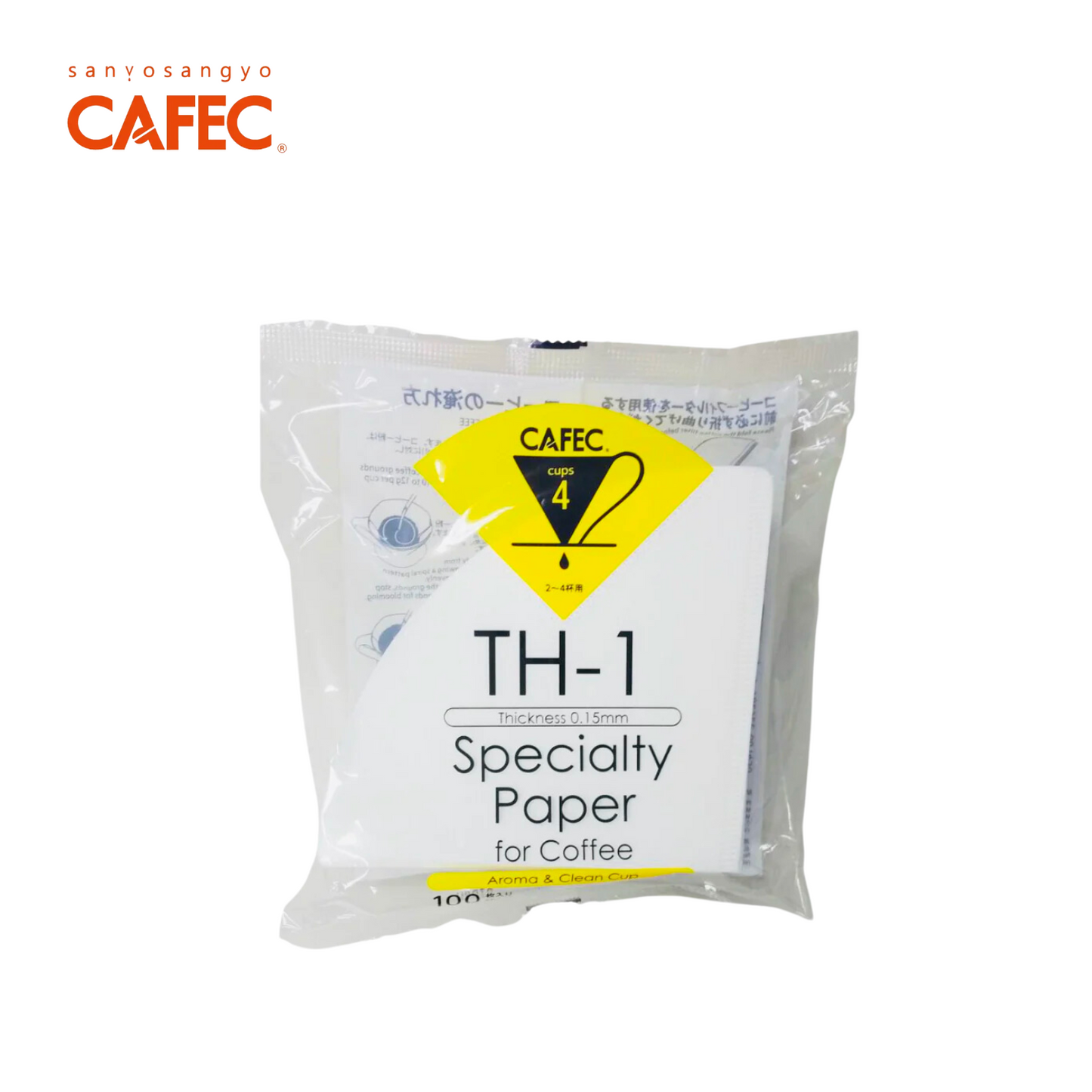 Cafec Abaca Cone Specialty Filter Paper