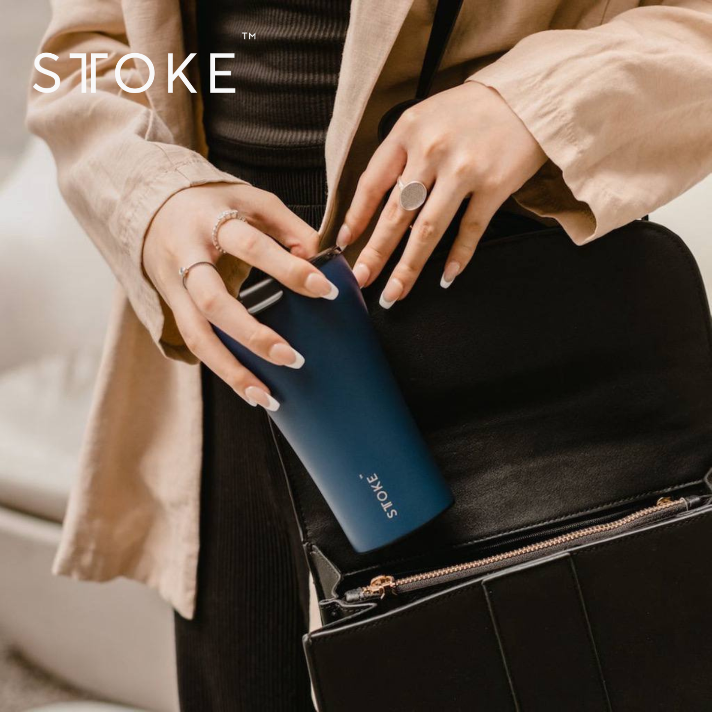Sttoke Leakproof Ceramic Cup & Accessories