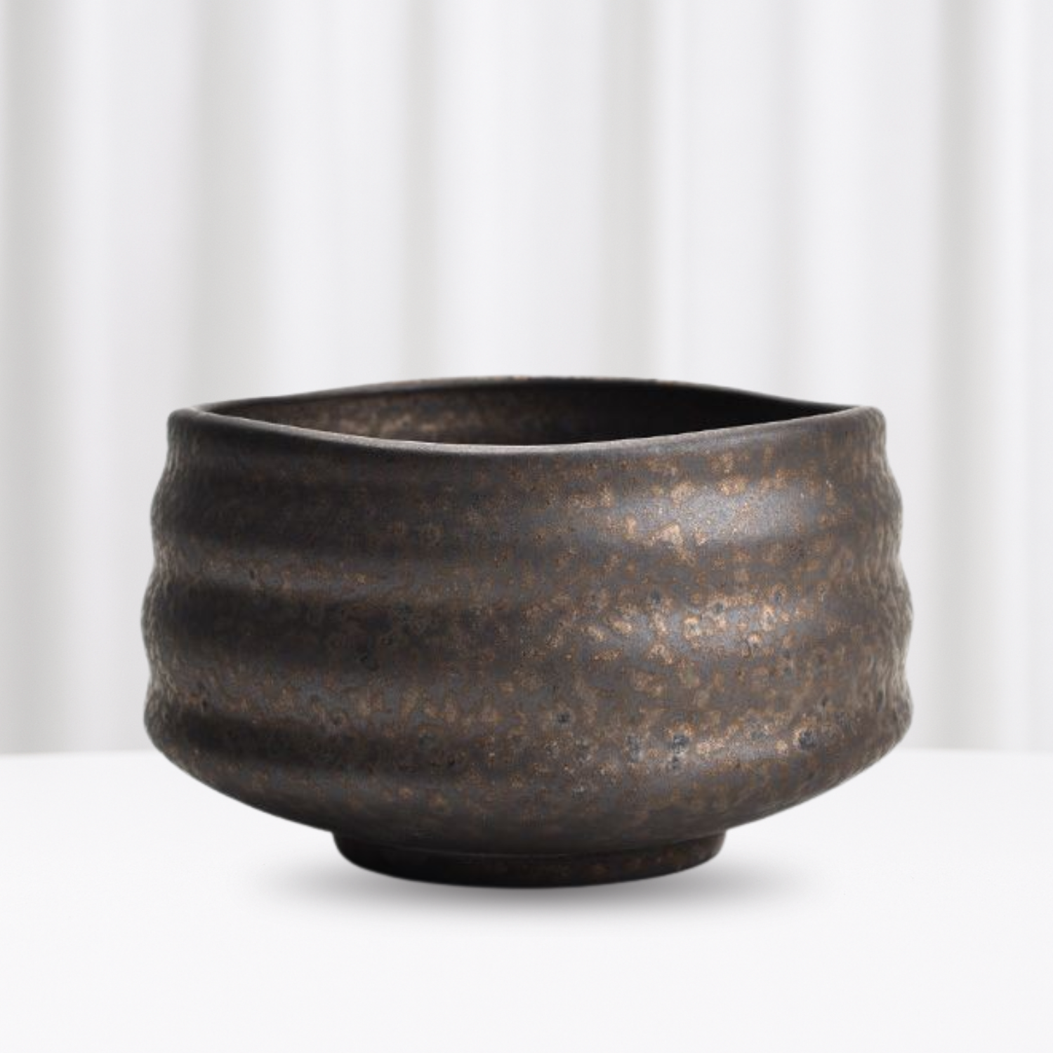 Handcrafted Clay Chawan – Ceremonial Grade Matcha Whisking Bowl
