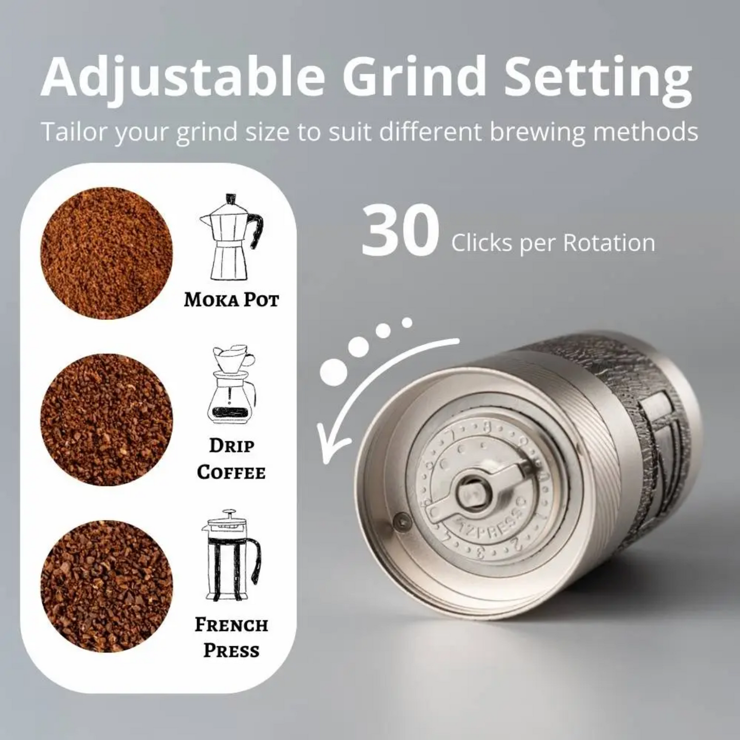 1Zpresso Q2 S Heptagonal Manual Hand Grinder