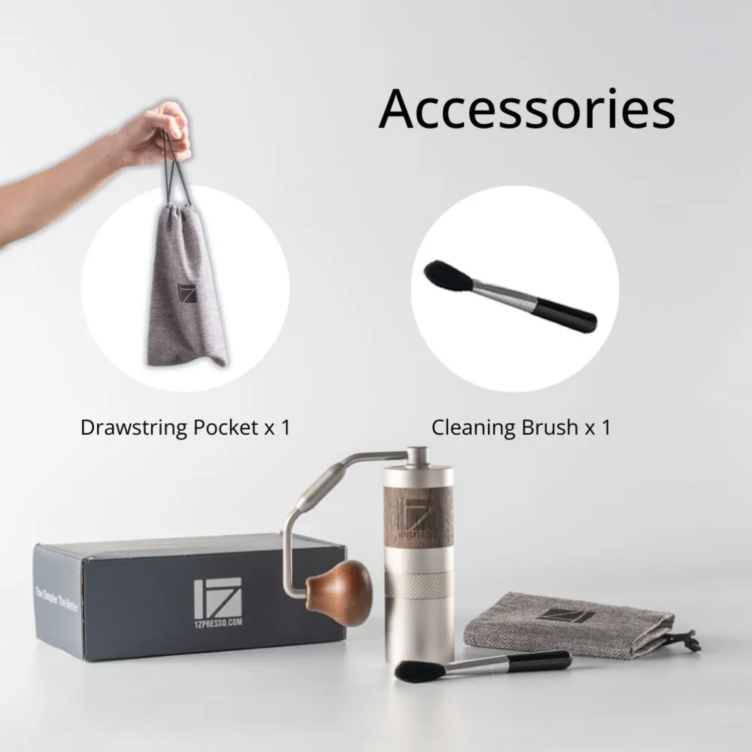 1Zpresso Q2 S Heptagonal Manual Coffee Hand Grinder