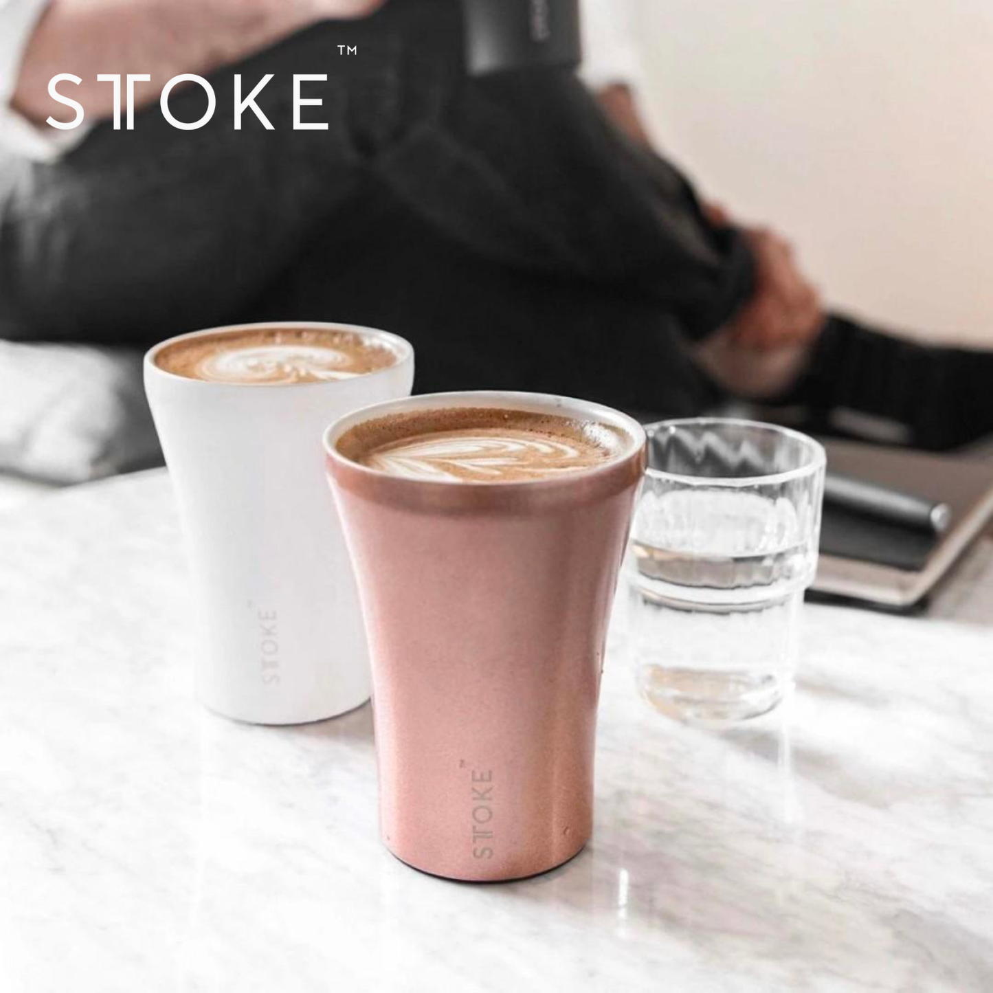 Sttoke Leakproof Ceramic Cup & Accessories