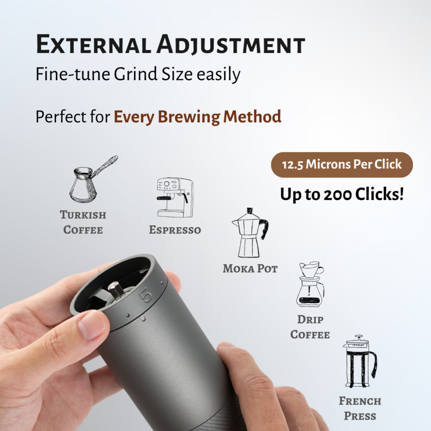 1Zpresso X Ultra Heptagonal Precision Hand Grinder