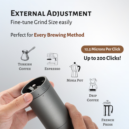 1Zpresso X Ultra Heptagonal Precision Hand Grinder