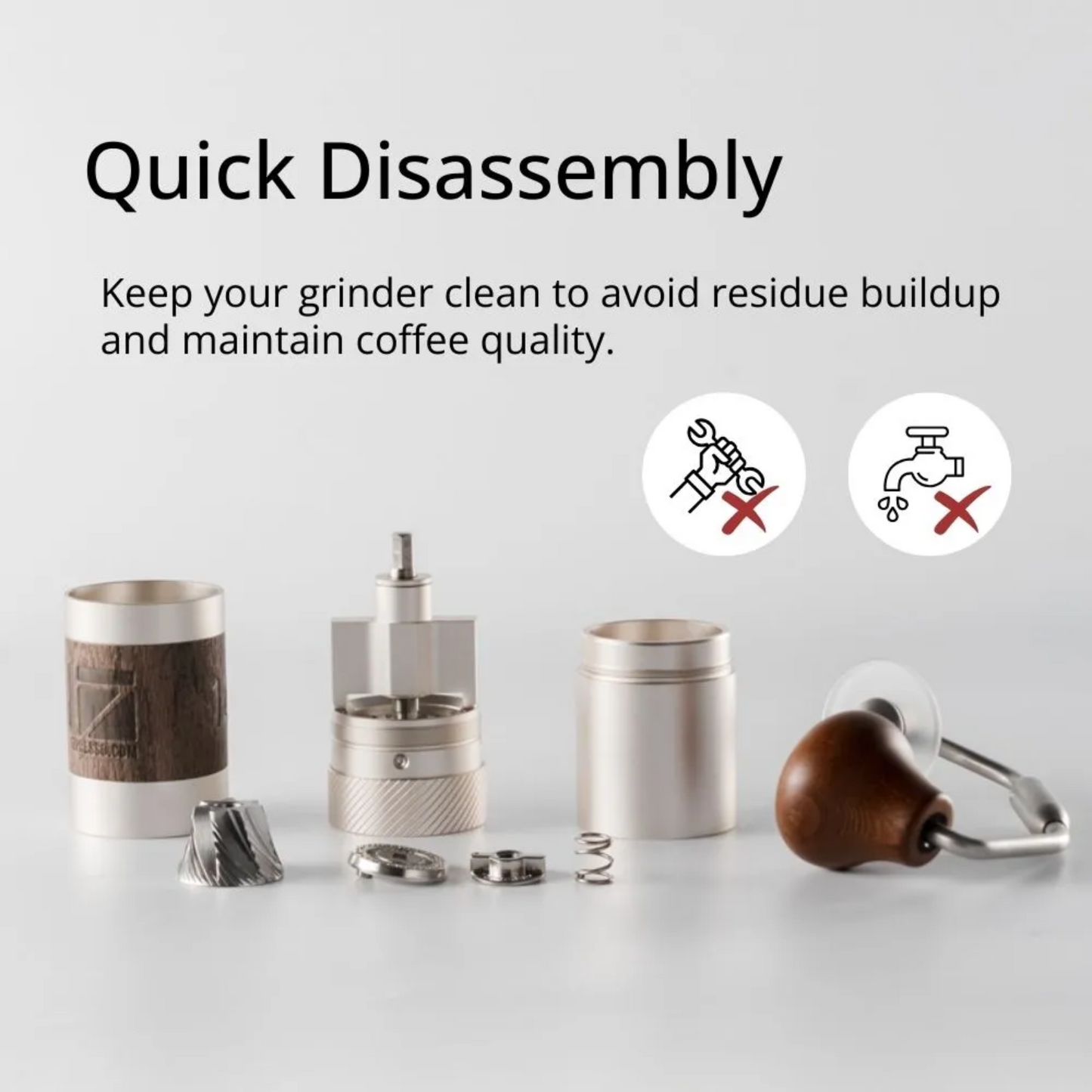 1Zpresso Q2 S Heptagonal Manual Hand Grinder