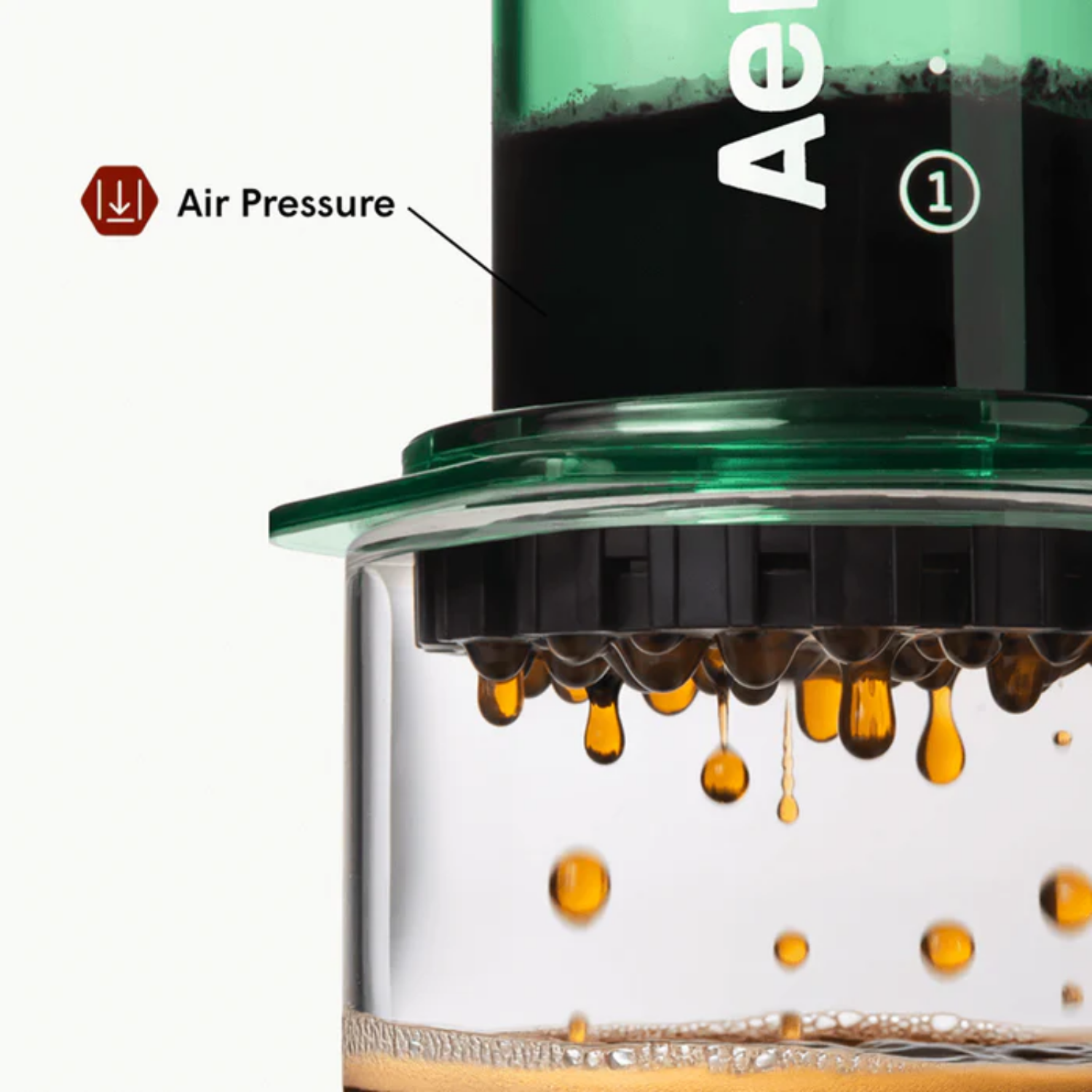 AeroPress Coffee Maker - Clear & Colours