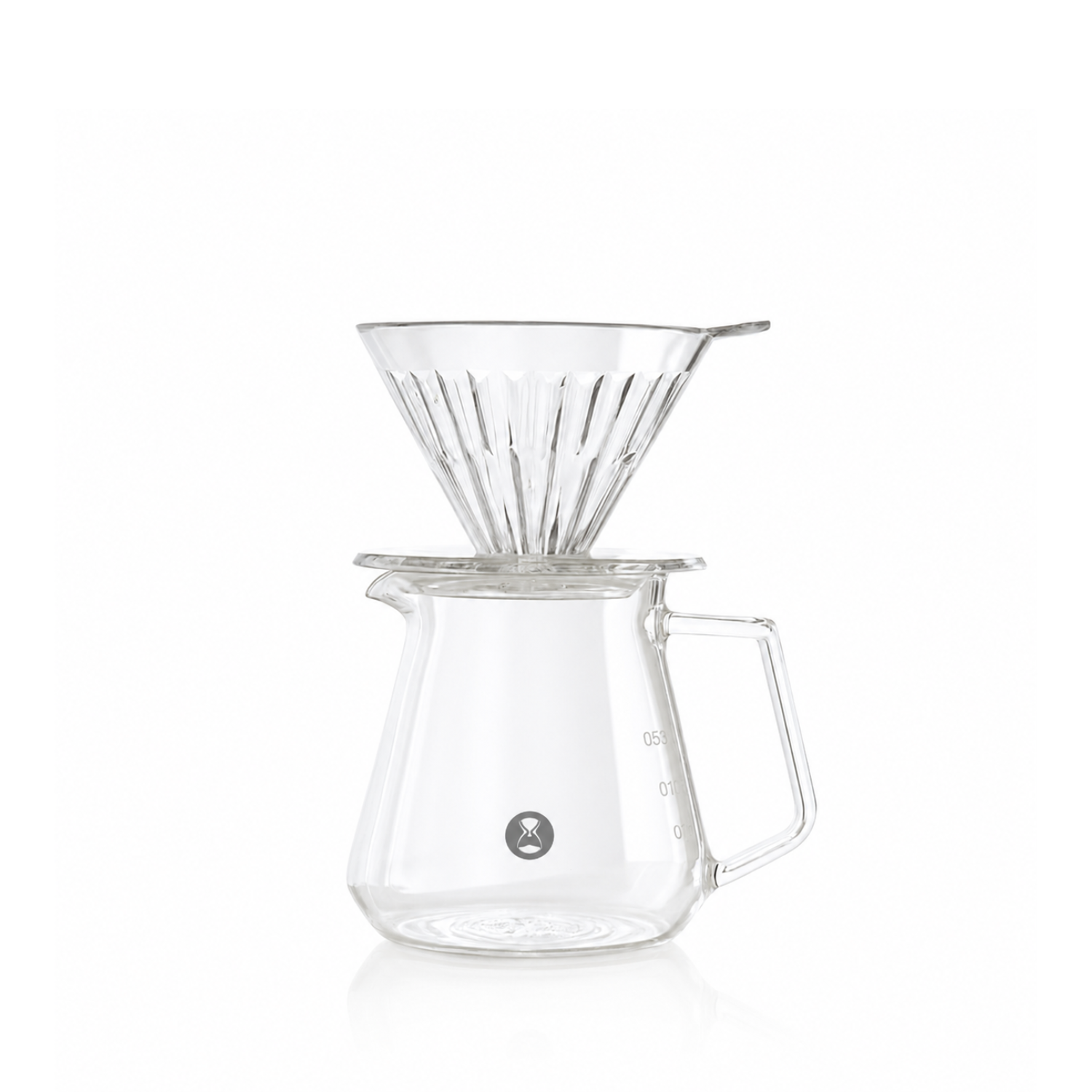 Timemore Crystal Eye Dripper and Carafe Pour Over Brewing Set