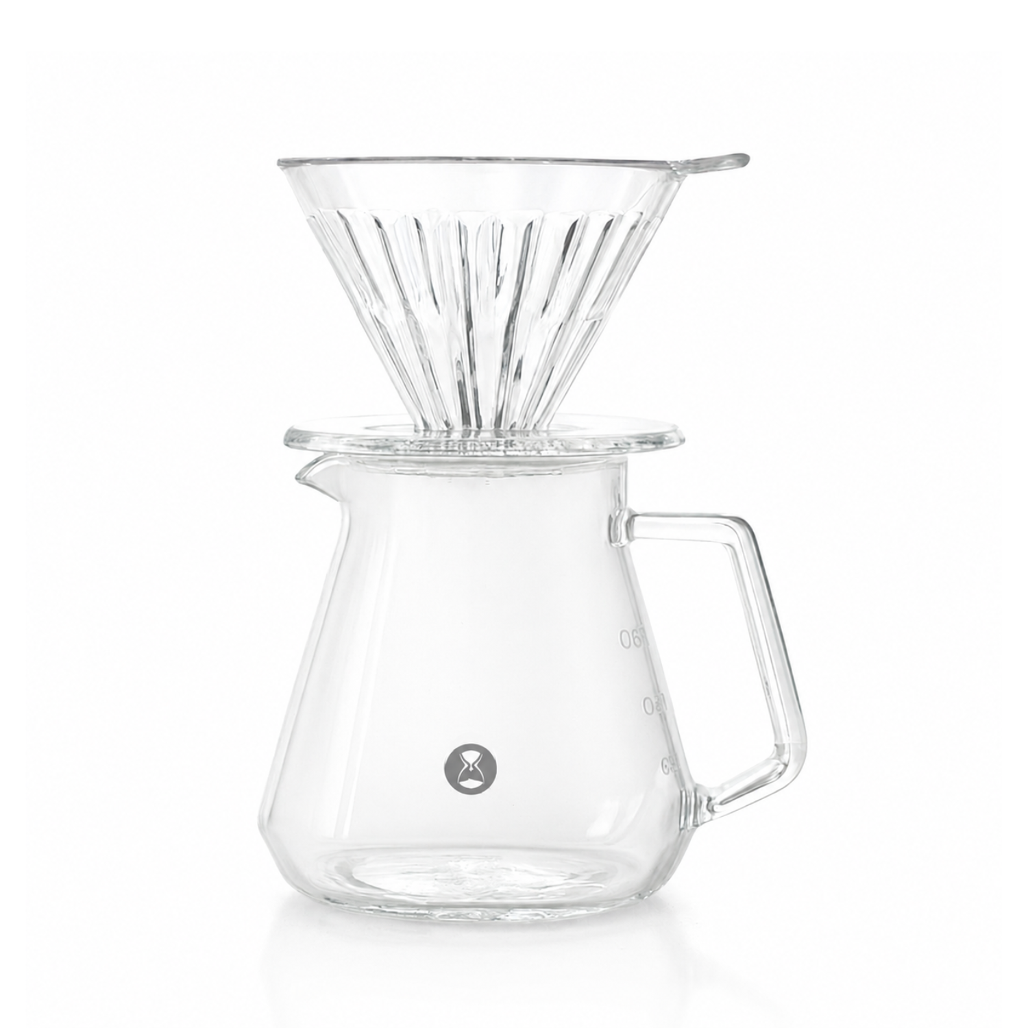 Timemore Crystal Eye Dripper and Carafe Pour Over Brewing Set