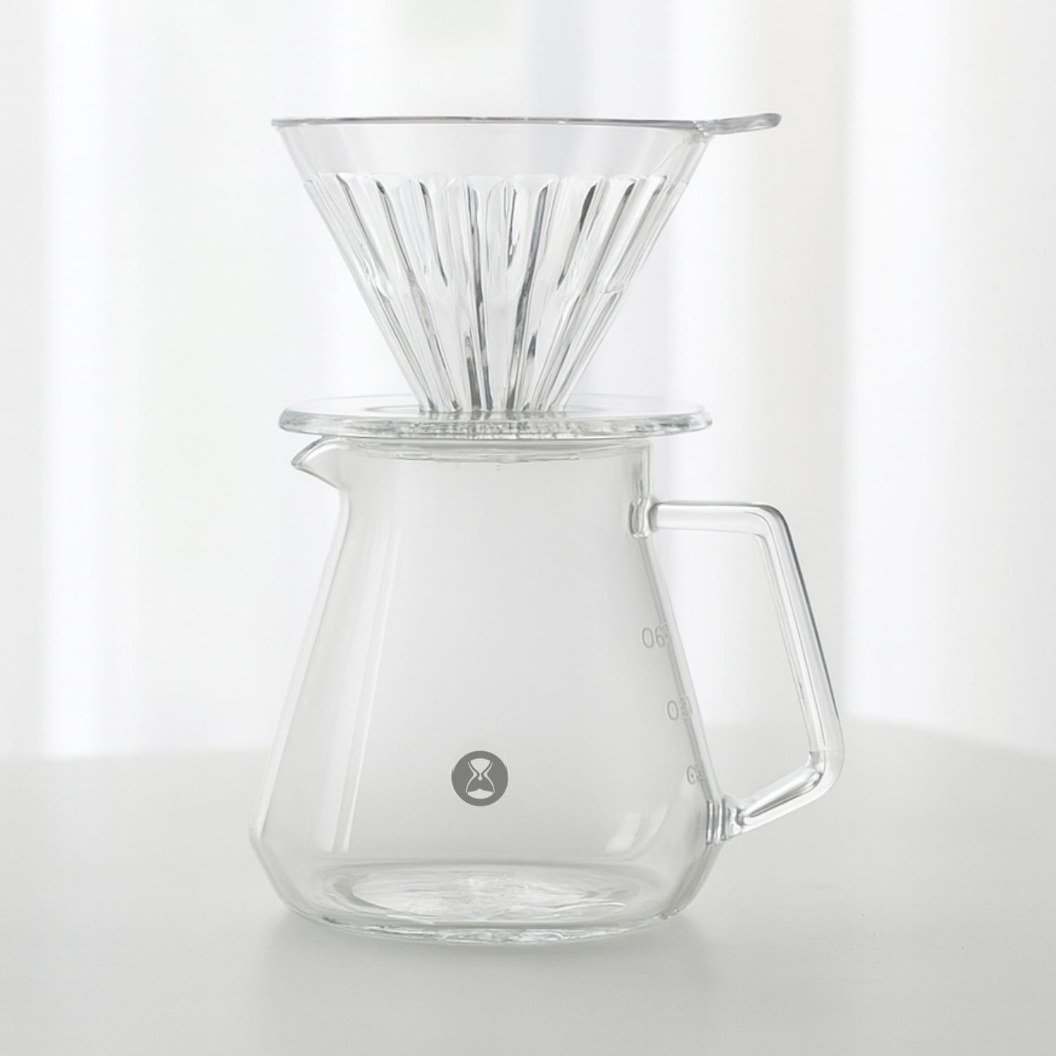 Timemore Crystal Eye Dripper and Carafe Brewing Set