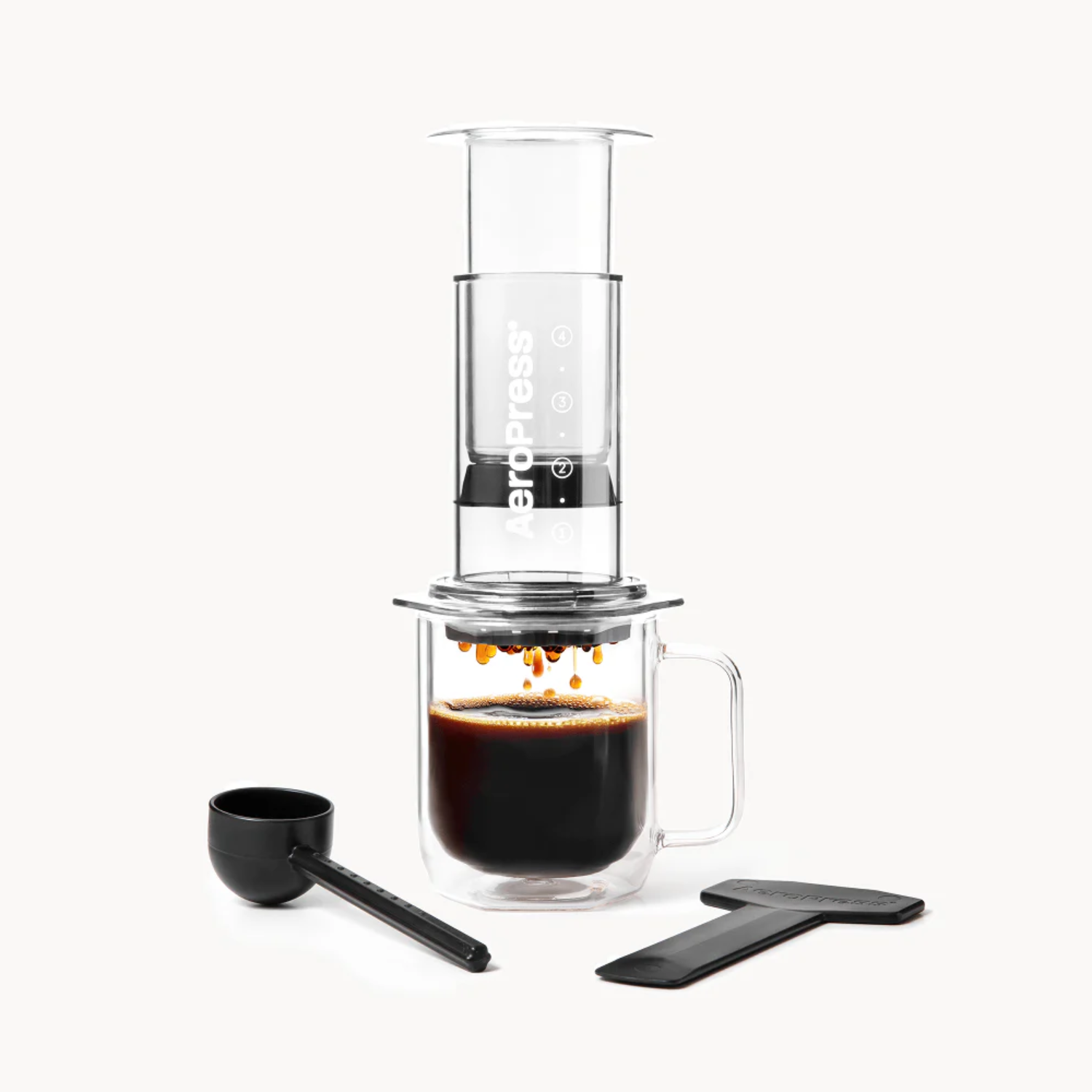 AeroPress Coffee Maker - Clear & Colours