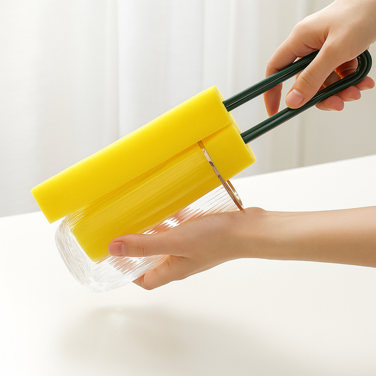 Hygienic Foam Sponge Stick Bottle Wand