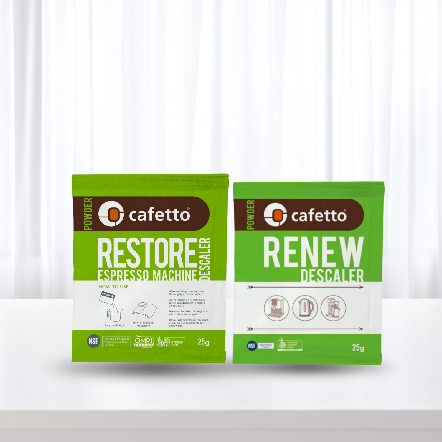 Cafetto Restore/Renew Descaler Sachet