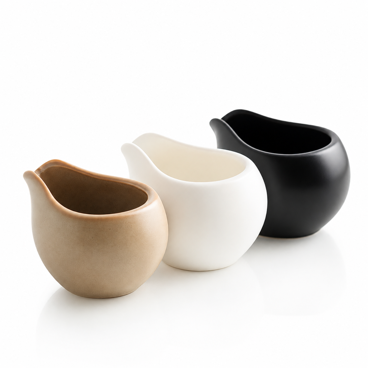 Ceramic Coffee Bean Dosing Tray - Cha He Inspired Bean Tray And Grinder Pourer