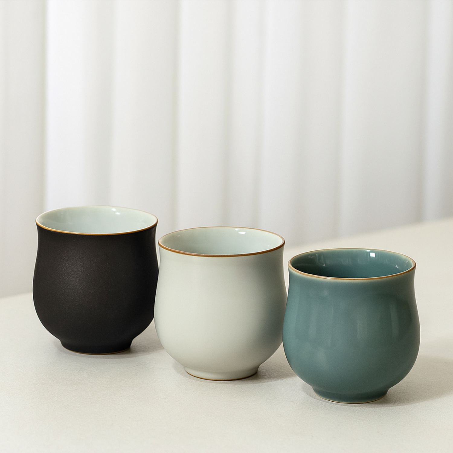 Jin Yu Glazed Sipping Teacup