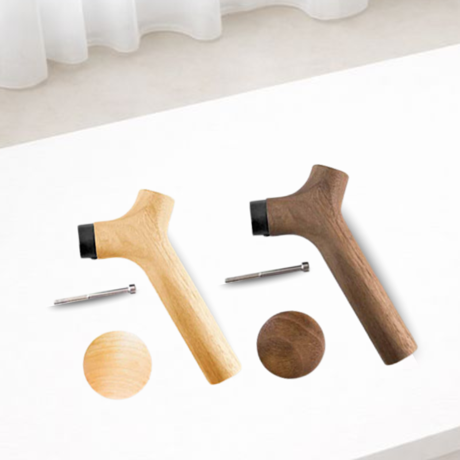 Fellow Stagg Wood Handle & Lid Pull Kit