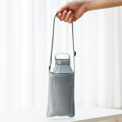 Lightweight Mesh Sling Carrier Foldable Bottle Bag