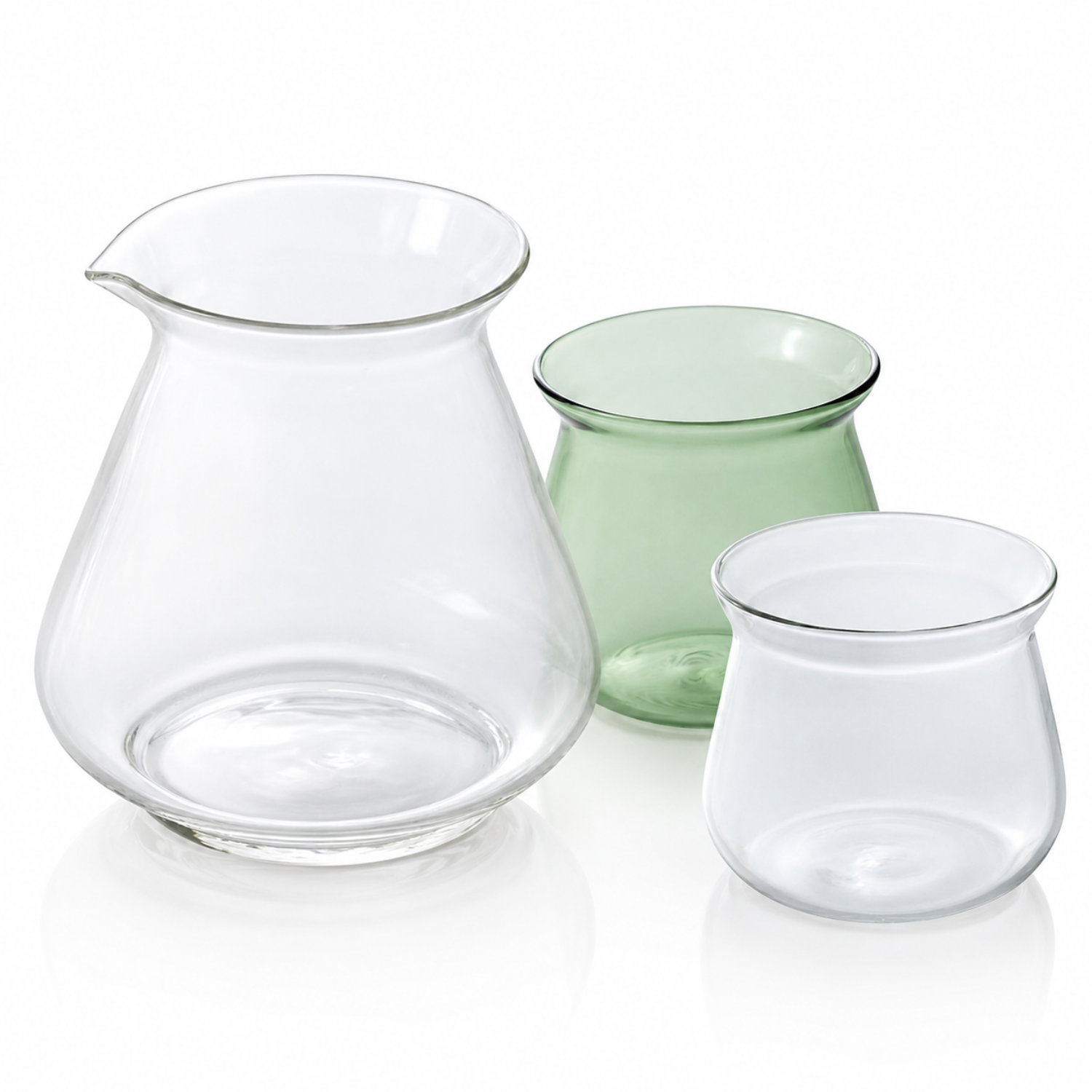The Senses Collection Clarity And Flow Glassware Series - Sense Cup And Carafe For Specialty Coffee
