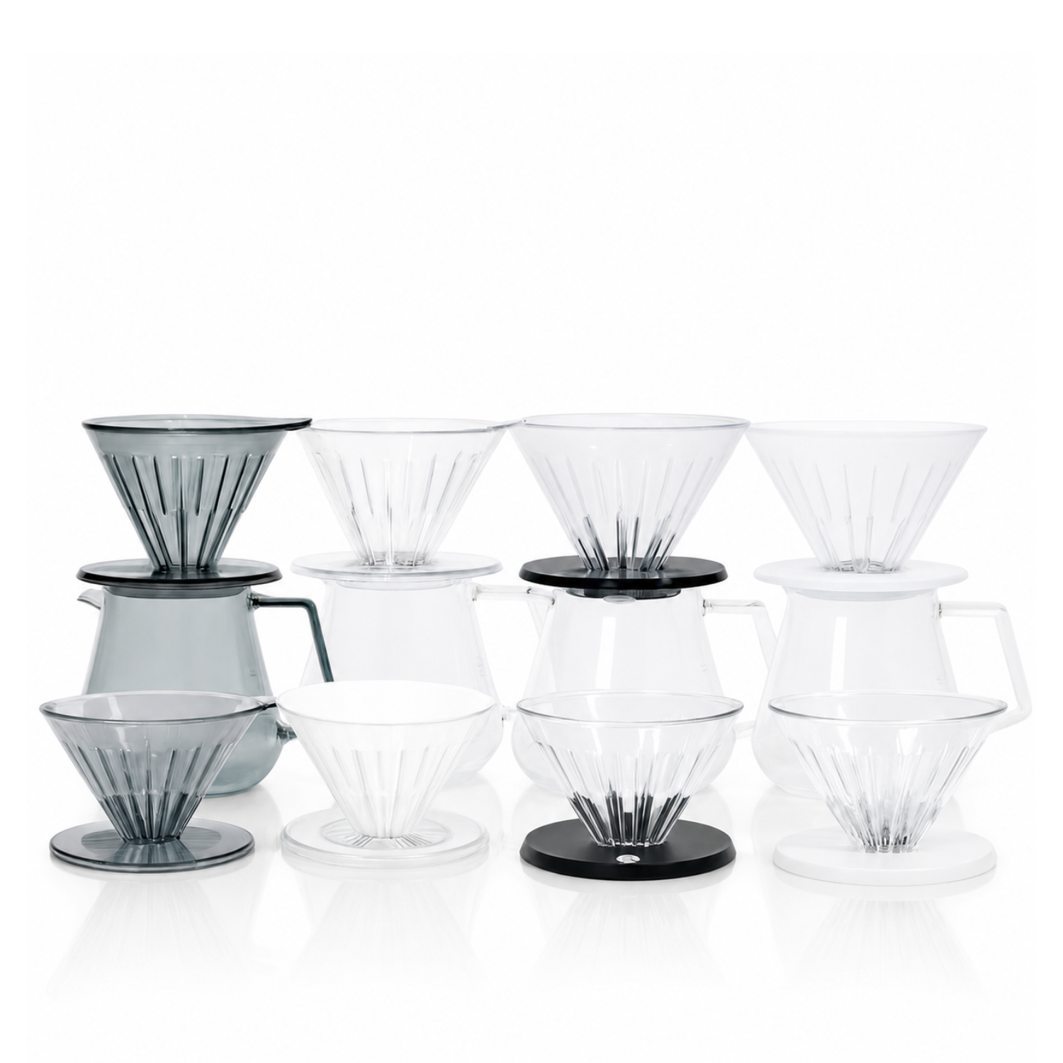 Timemore Crystal Eye Dripper and Carafe Pour Over Brewing Set