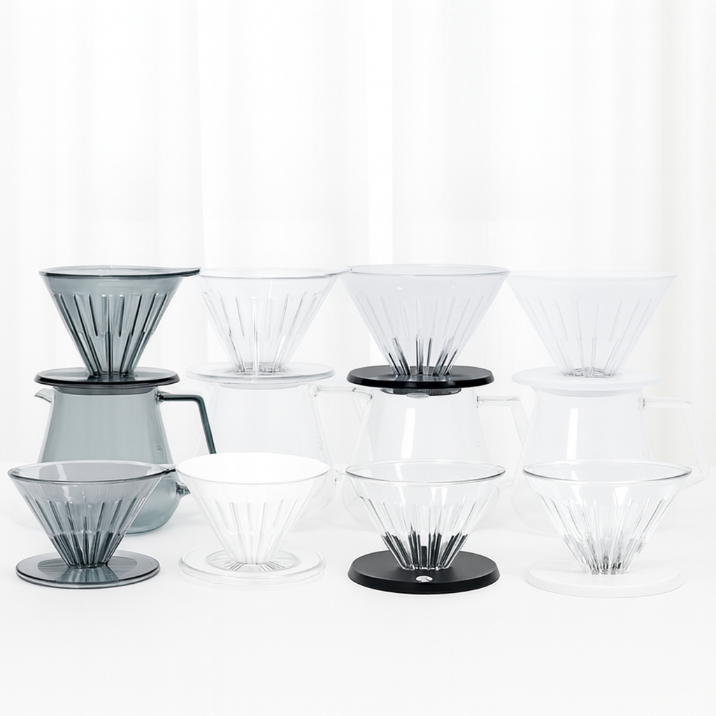 Timemore Crystal Eye Dripper and Carafe Brewing Set