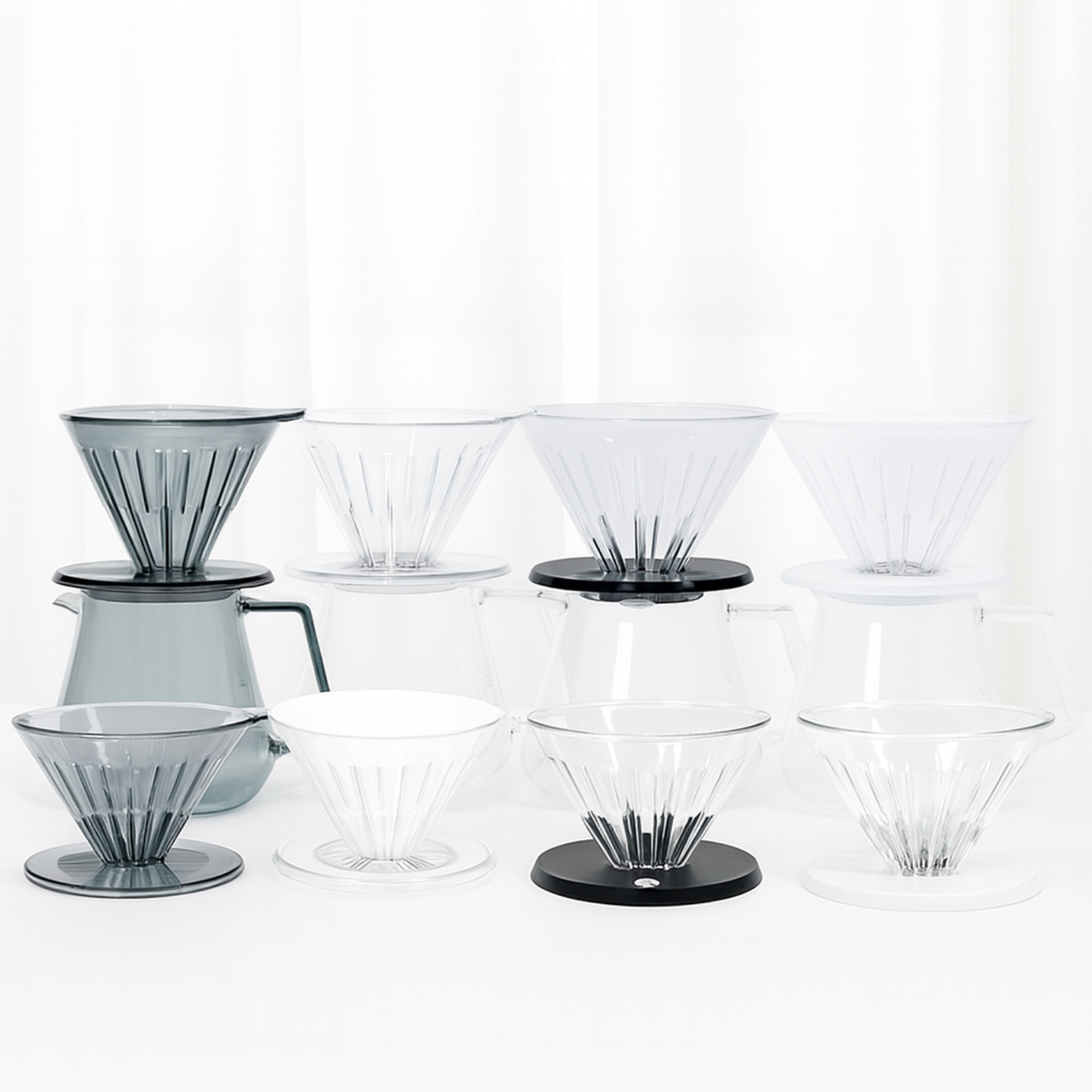 Timemore Crystal Eye Dripper and Carafe Brewing Set