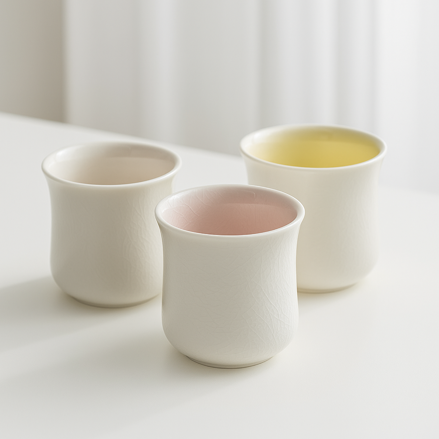 Kutani Glaze Yunomi & Guinomi Cups – Seasonal Specialty Tasting Vessels