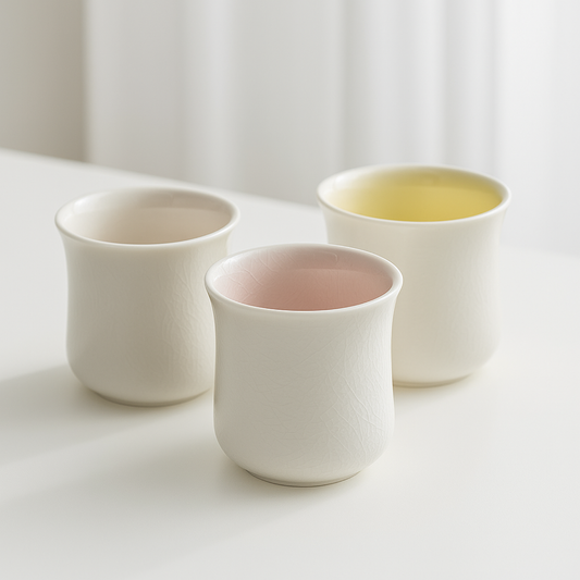 Kutani Glaze Yunomi & Guinomi Cups – Seasonal Specialty Tasting Vessels