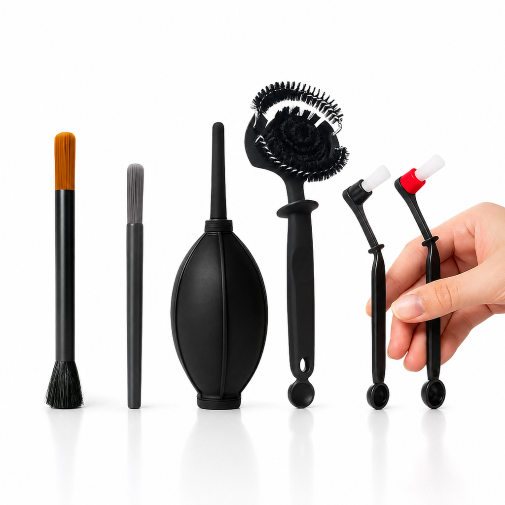 Espresso Cleaning Toolkit - 6pc Set for Grinders & Machines