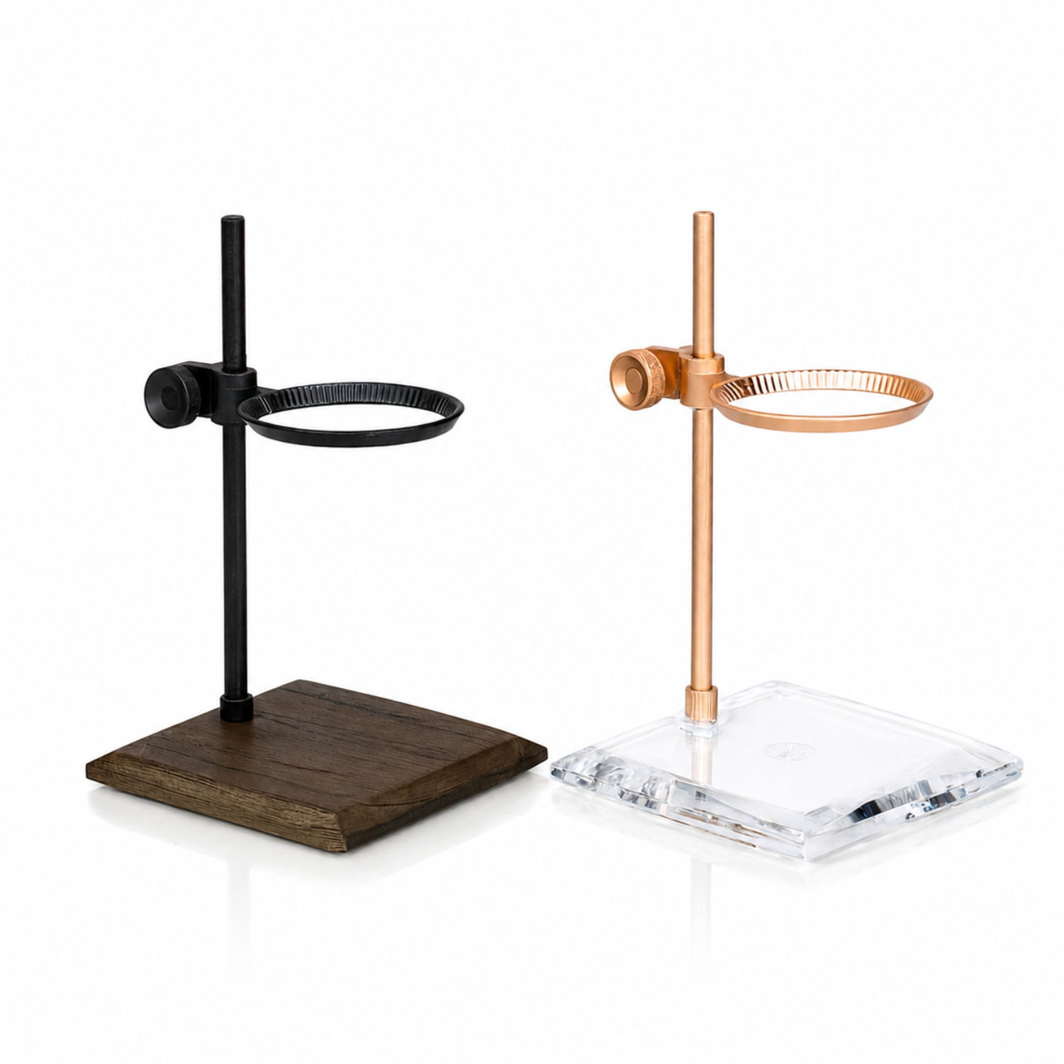 Timemore Muse Adjustable Pour Over Coffee Dripper Stand with Walnut Wood or Crystal Glass Base