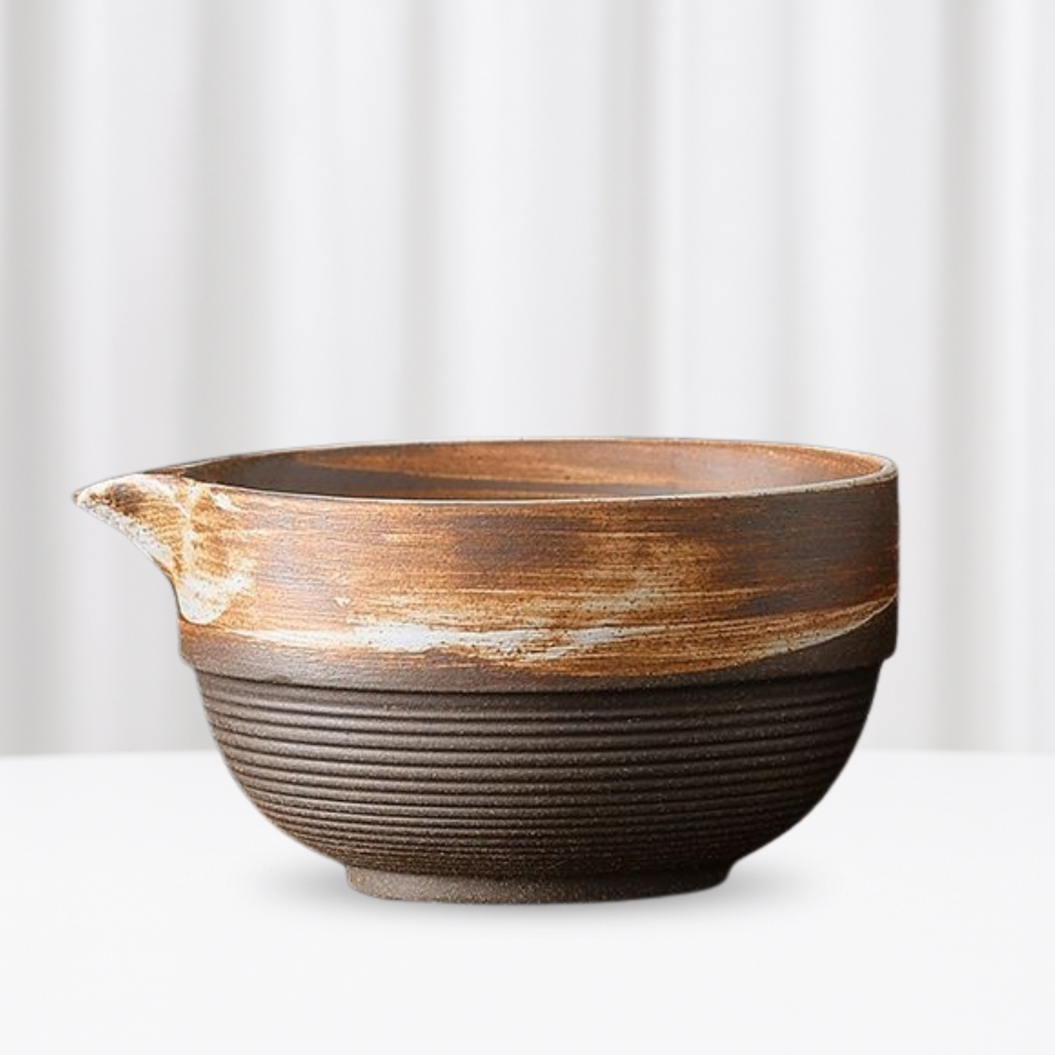 Handcrafted Clay Chawan – Ceremonial Grade Matcha Whisking Bowl