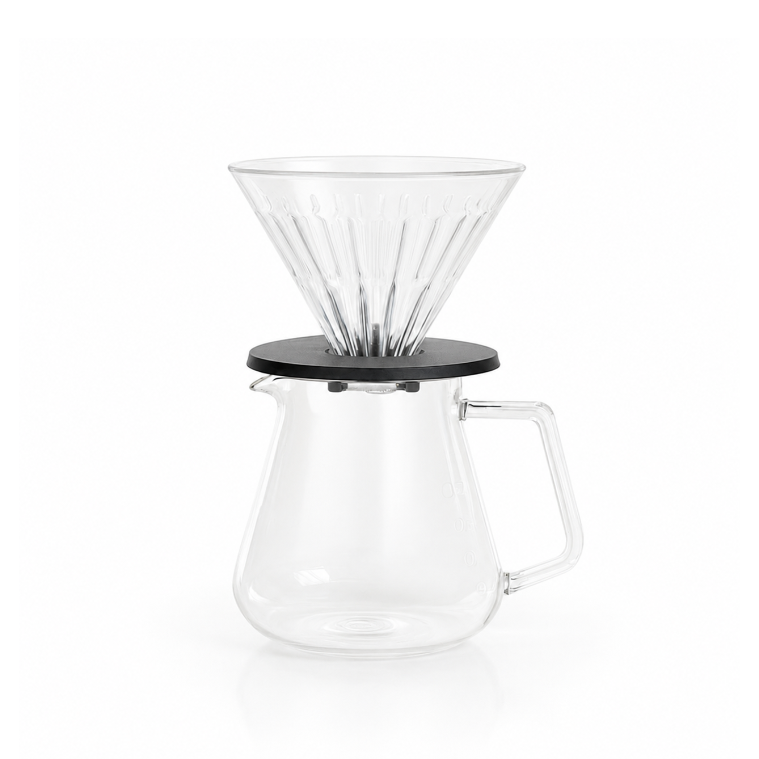 Timemore Crystal Eye Dripper and Carafe Pour Over Brewing Set