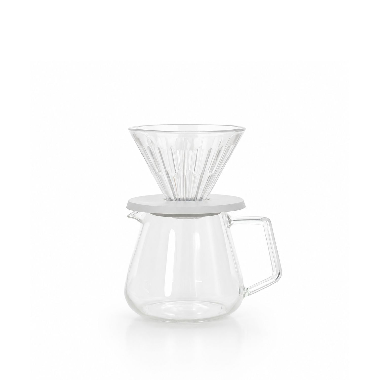Timemore Crystal Eye Dripper and Carafe Pour Over Brewing Set
