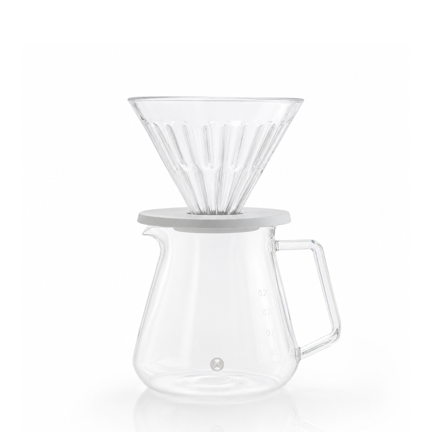 Timemore Crystal Eye Dripper and Carafe Pour Over Brewing Set
