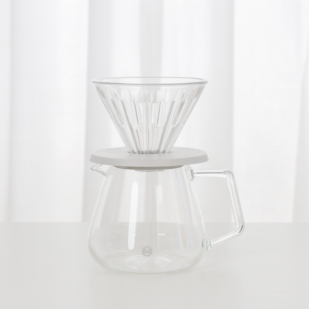 Timemore Crystal Eye Dripper and Carafe Brewing Set