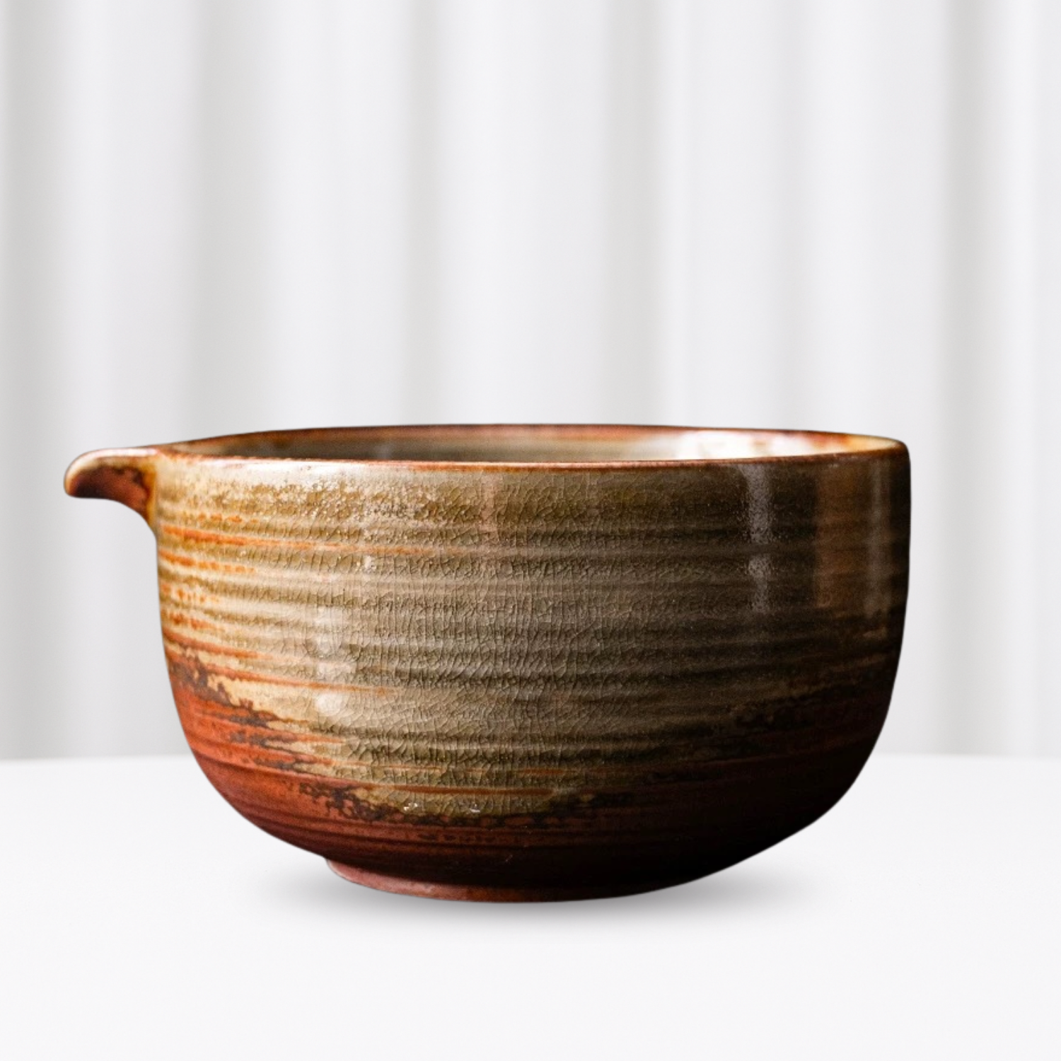 Handcrafted Clay Chawan – Ceremonial Grade Matcha Whisking Bowl