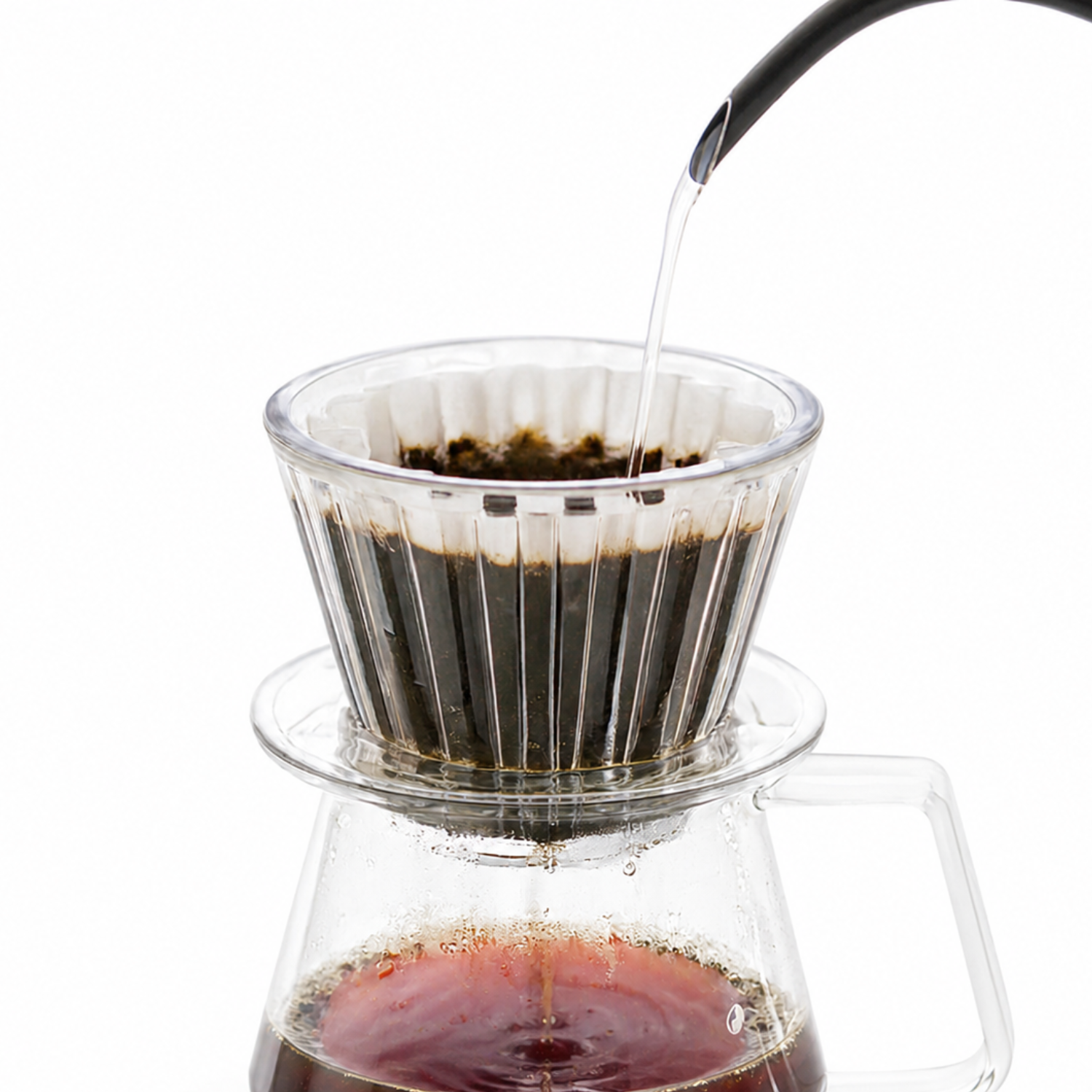 Timemore Crystal Eye B75 Flat Bed Wave Pour Over Dripper