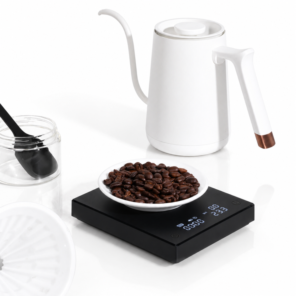 Timemore Black Mirror Coffee Scale Collection - Nano, Basic 2, Mini and Duo Precision Brewing Scales