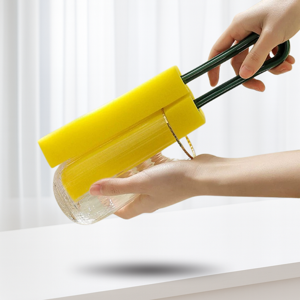 Hygienic Foam Sponge Stick Bottle Wand