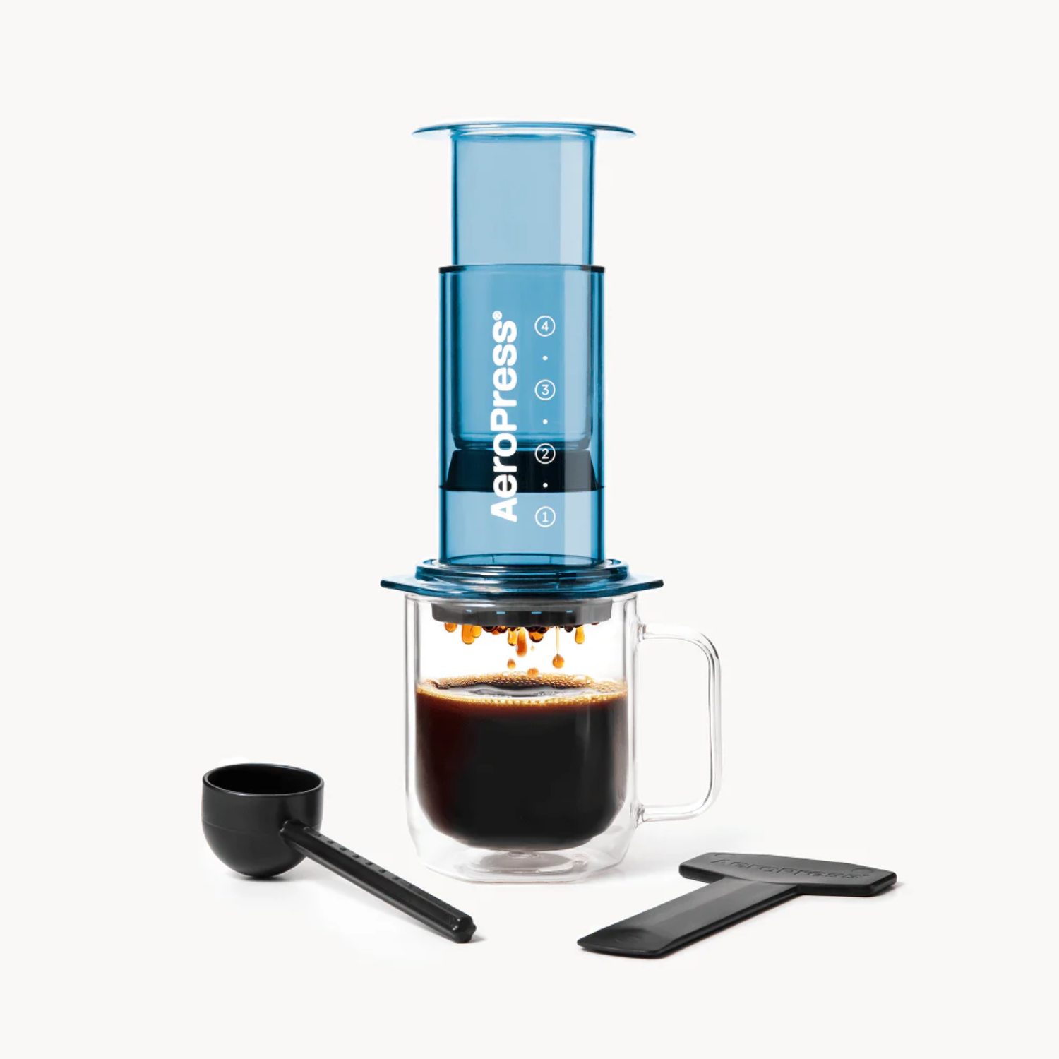 AeroPress Coffee Maker - Clear & Colours