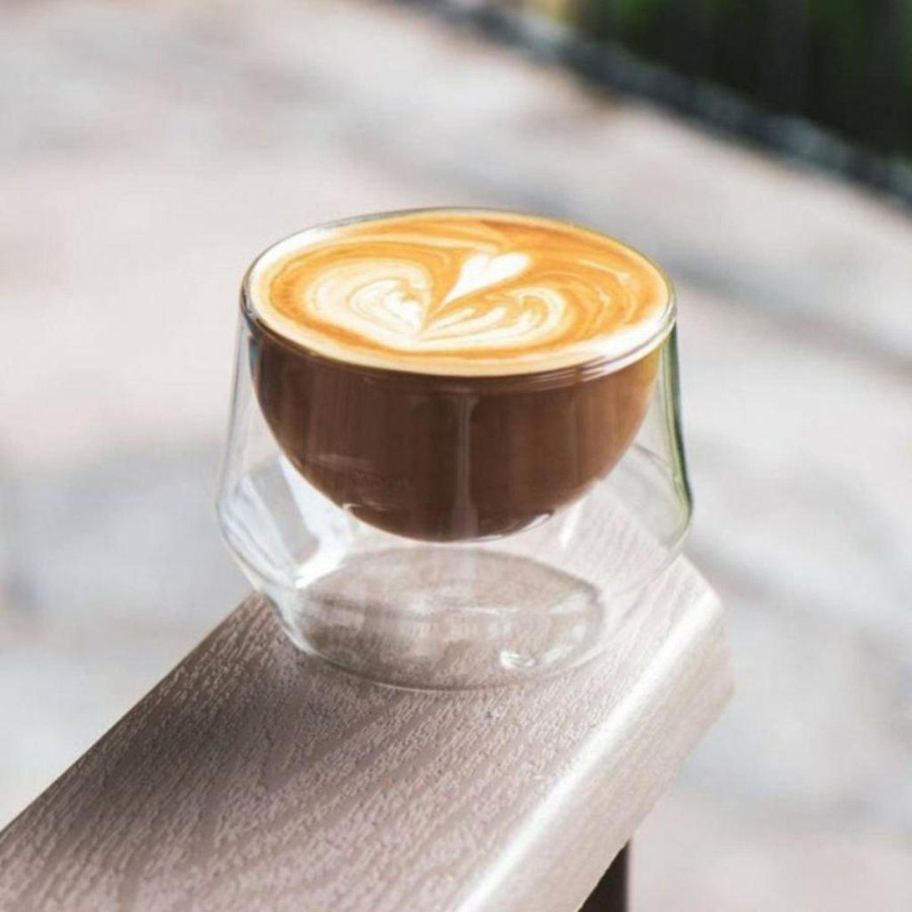 Halo Double Walled Borosilicate Coffee Cup