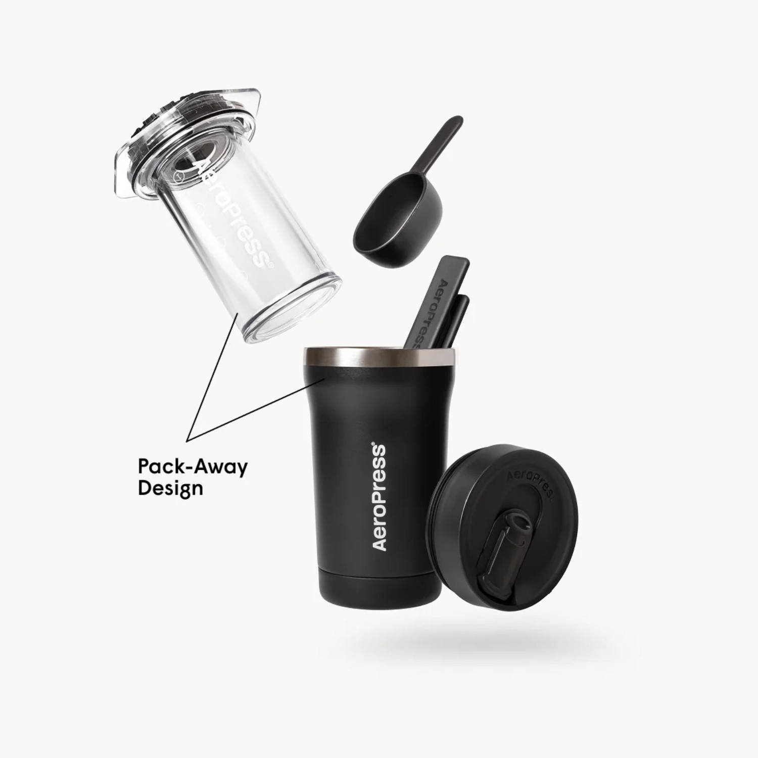 AeroPress Coffee Maker - Go Plus
