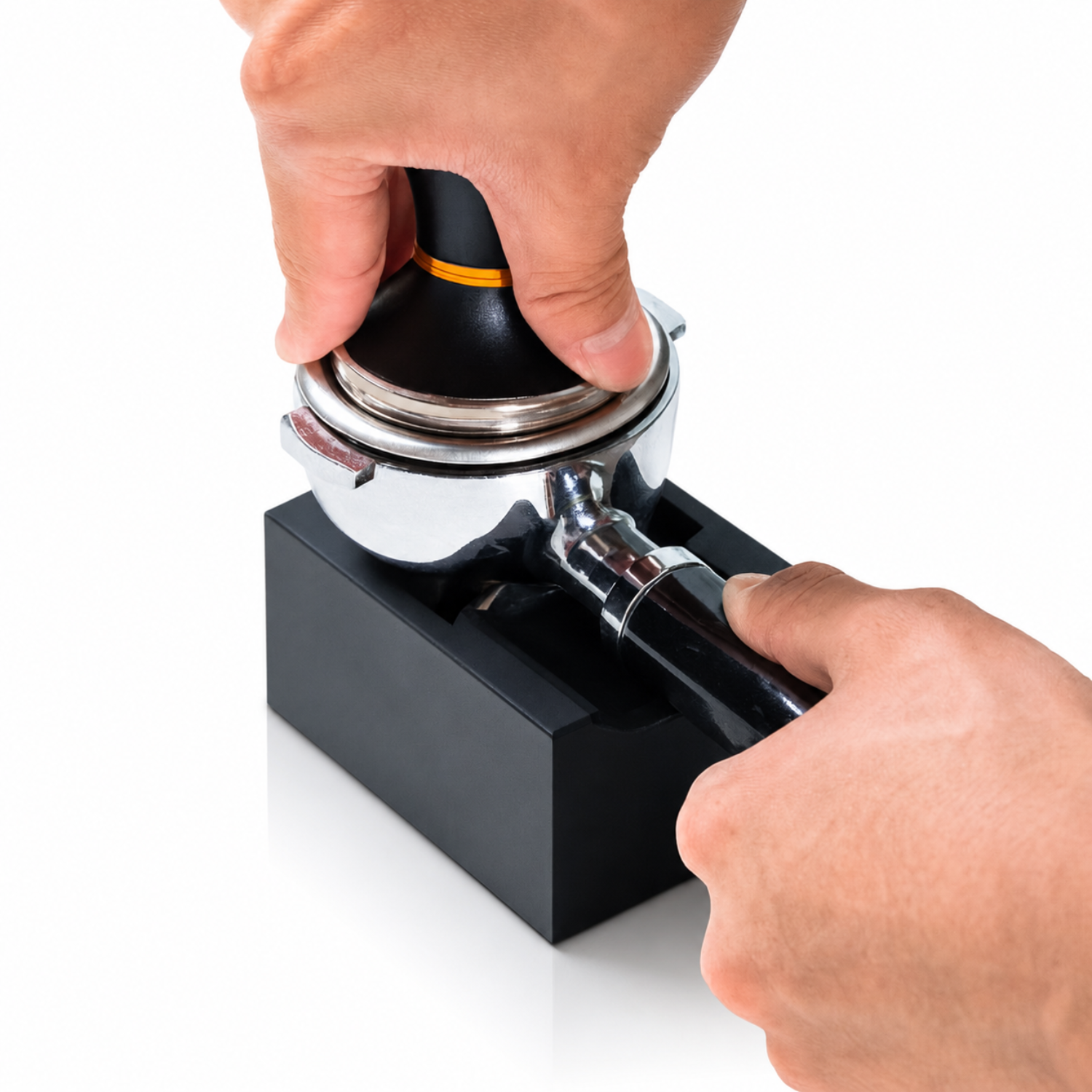 Timemore Magic Cube Portafilter Stand - Espresso Dosing, Tamping and Weighing Support Base