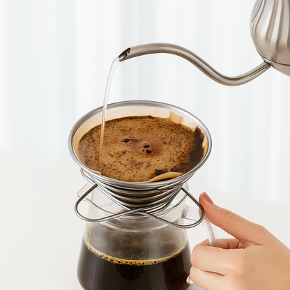 Lightweight Foldable FlatPack Spiral Dripper Set