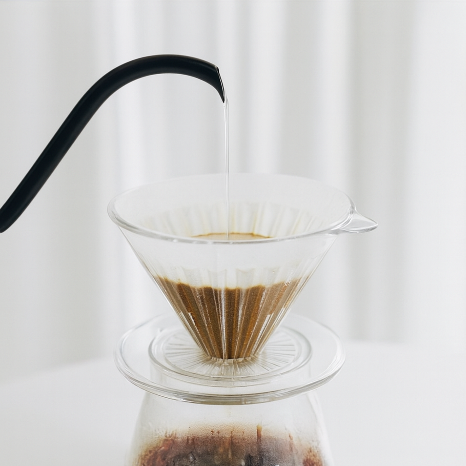 Timemore Crystal Eye Dripper and Carafe Brewing Set