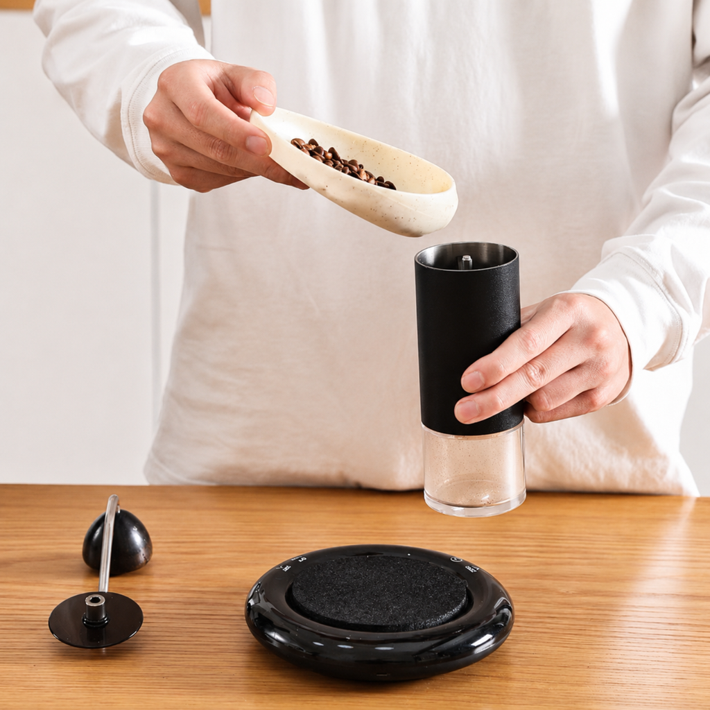 Coffee Bean Sorting And Pouring Tray - Single Dose Grinder Accessory