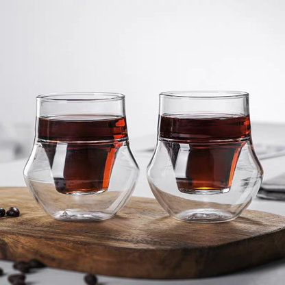 Kōan Glassware Series – Double Walled Sensory Cups & Carafe