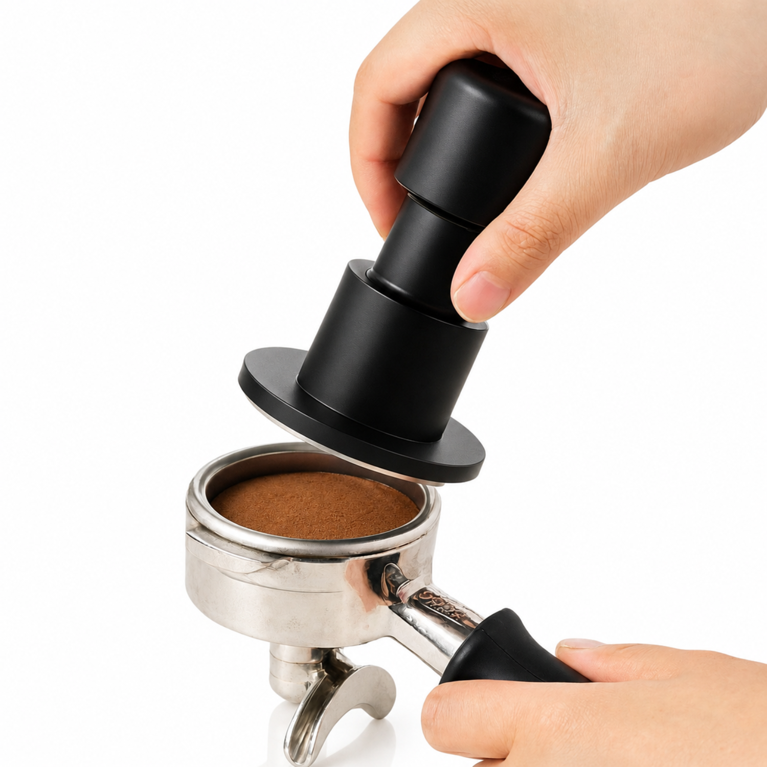 Timemore Impact Impulse 58mm Espresso Tamper - Calibrated Spring-Loaded Coffee Tamper